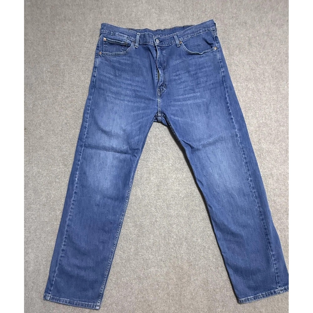 Levis 505 Jeans Mens 40x32 Straight Leg‎ Water Less Stretch Zip Fly Denim Pants